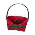 thumbnail image 1 of Cesta De Regalo Navideña Multiusos, Ligera, Para Guardar Suministros De Fiesta, Color Rojo, Con Bolsa Transparente Rojo con bolsa transparente, 1 of 8