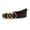 Coffee, variant on Women's Faux Leather Belt Cocktail Slimming Holeless Belt For Dress Metal Buckle Winter Green One Size