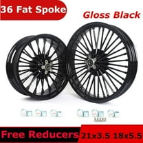 Fat Spoke Wheels Rims 21x3.5 18x5.5 for Harley Softail Fatboy FLSTF Deuce FXSTD Springer FLSTSC