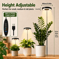 thumbnail image 6 of COSJM Grow Lights for Indoor Plants, 2 pack LED Plant Light, 3/9/12H Timer, Height Adjustable, 2 Mounting Options, 3 Lighting Modes, 9 Dimmable Levels, 6 of 13
