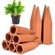 thumbnail image 1 of Juego de compatibilidad para botellas de vino, regadores automáticos de plantas con pinchos de riego automático de terracota, mantenimiento de la humedad del suelo, crecimiento saludable de las, 1 of 4