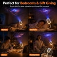 thumbnail image 3 of 2027 New Hd Smart Dynamic 5d Holographic Night Light Projector, Plug and Play Hd Star Projector, 360° Adjustable Galaxy and Ocean Projectors for Bedroom Ceiling (6 Projection Films), 3 of 7
