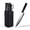 Black, variant on Knife set, 7-piece high-end kitchen knife set, with universal knife holder, rust proof and non stick high carbon stainless steel kitchen special sharp chef knife, can be placed in dishwasher