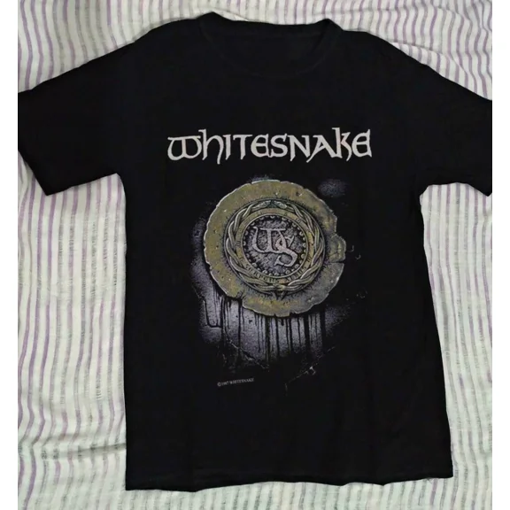 RARE WHITESNAKE VTG 90s tour North America Black Unisex T-Shirt S-2XL- NO IMPORT FEES
