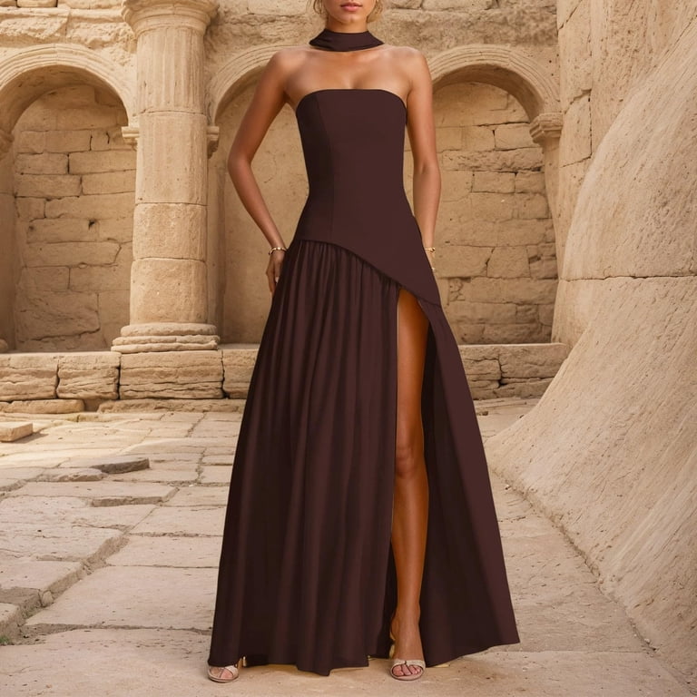 brown going out dresses Amazon.com: Topcloset Women's Fall Long Sleeve Mini Dress Boat Neck Going Out Cocktail Bell Sleeve Dresses Date Night Outfits, Brown,XS : Clothing, Shoes & Jewelry