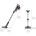 thumbnail image 2 of IRIS USA Power Brush Cordless Stick Vacuum for Low-profile Carpet Rugs and Hard Floors, Stand and 6-in-1 Attachments, 9000Pa Suction LED Indicator, 60K RPM 35 Min Runtime Battery, Pet Hair Cleaner, 2 of 8