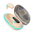 thumbnail image 4 of Auriculares Inalámbricos Perfke Intrauditivos con Estuche de Carga Amarillo Claro, 4 of 9
