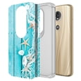 thumbnail image 2 of Moto G6 Play Case, Moto G6 Forge Case With Tempered Glass Screen Protector, KAESARSlim Hybrid Dual Layer Graphic Fashion Colorful Cover Armor Case for Moto G6 Play (Starfish), 2 of 5
