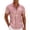 Light Pink@GC@, variant on CONZONE Mens Casual Shirts Short Sleeve Buttons Down Shirts for Men Lapel Graphic Summer Tee Tops