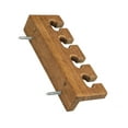 thumbnail image 4 of Teak Wall Mount Toothbrush Holder - 5-3/4" W x 1-7/8" D, 4 of 4