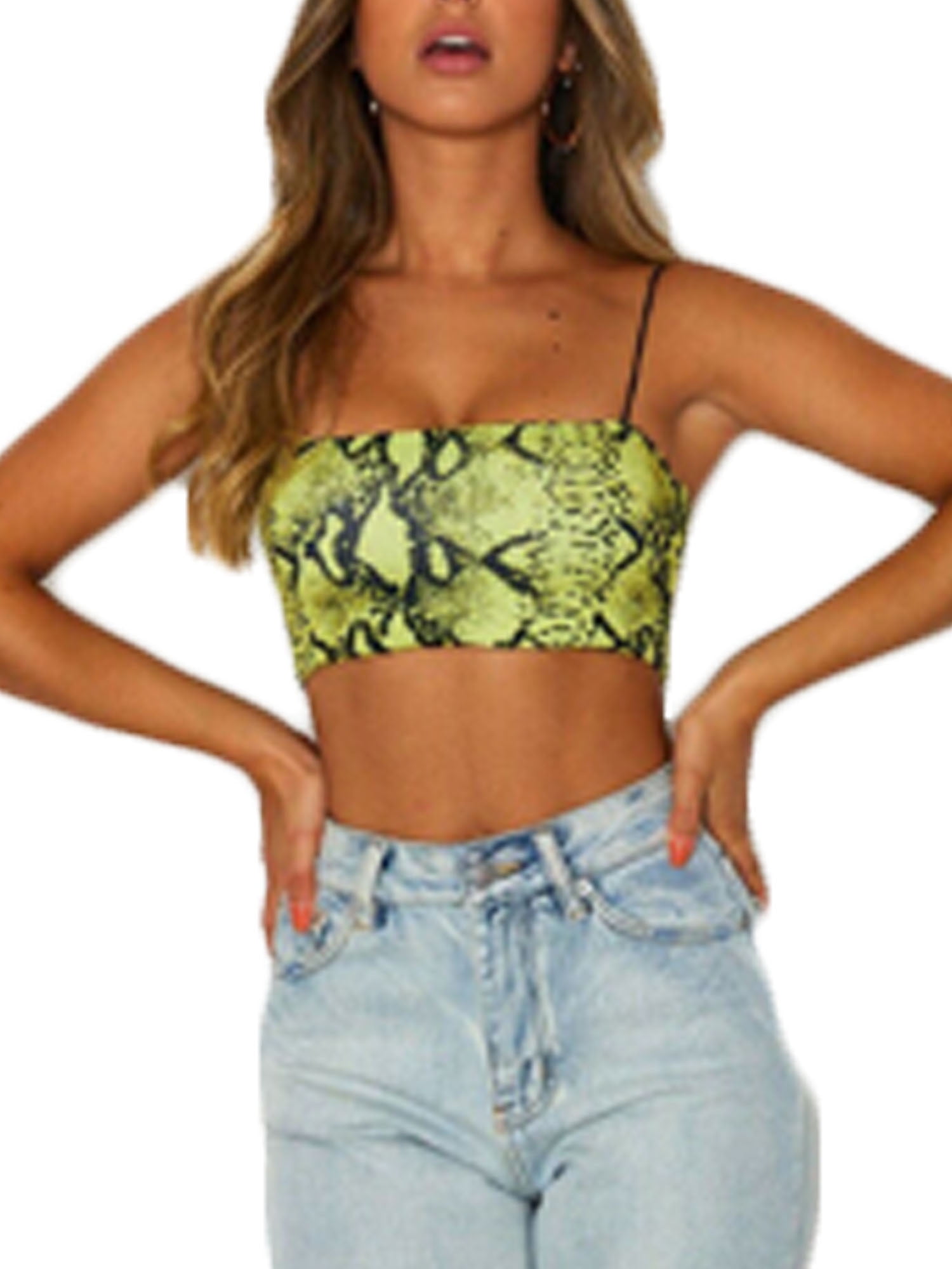 snakeskin wrap top