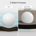 thumbnail image 2 of Twin Size 3 Inch Extra Firm Mattress Topper, Gel Memory Foam & High-Density Foam Bed Topper for Extra Support & Pain Relief, CertiPUR-US Certified, Available at Walmart, 2 of 7