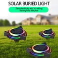 thumbnail image 4 of Xihbxyly Luces Solares de Suelo, Iluminación Led Impermeable para Jardín, 9 Cuentas de Colores Rgb, Lámparas Solares para Exterior, Encendido y Apagado Automático, Decoración Nocturna, para Usar En E, 4 of 7