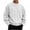 White, variant on Chiccall Mens Corduroy Sweatshirts Crewneck Long Sleeve Pullover Casual Loose Athletic Sweatshirts