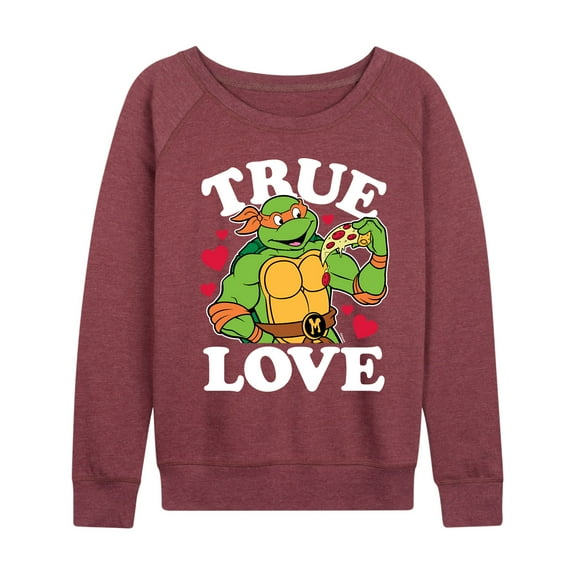Teenage Mutant Ninja Turtles - True Love - Women's Lightweight French Terry Long Sleeve Shirt