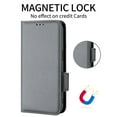 thumbnail image 4 of Galaxy Z Fold4 Wallet Case and Cover with Card Slots, Allytech Lychee Pattern PU Leather Flip Anti-Scratch Magnetic Closure Kickstand Case for Samsung Z Fold 4 5G 2022, Gray, 4 of 5