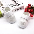 thumbnail image 3 of AVAIL Newborn Boys Girls Cloth Shoes Heart Pattern Infant Toddler Shoes 0-18M, 3 of 4