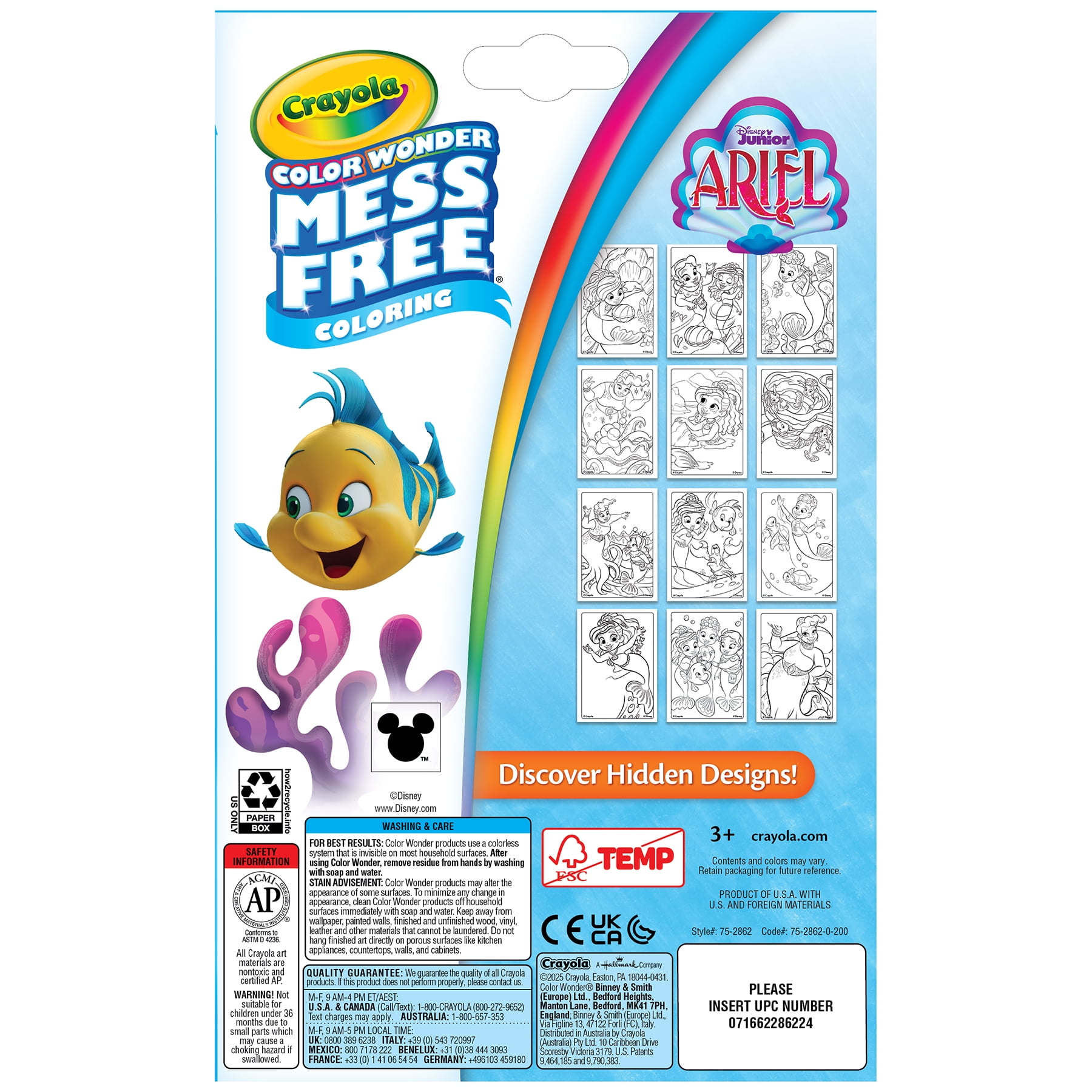 Crayola Color Wonder Ariel Mini Box Set, 3 Sets