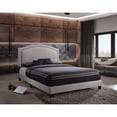 thumbnail image 4 of ACME Garresso Upholstered Queen Nail Head Panel Bed, Fog Fabric, 4 of 4