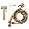 thumbnail image 1 of Mosiee Multipurpose And Long Lasting Brushed Gold Brass Toilet Bidet Spray Set, 1 of 9