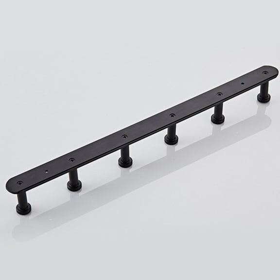 VERDANVERSE decorative coat hook Wall Hanger Black Aluminium 1Pcs