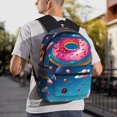 thumbnail image 7 of Fotbe Colorful Donut Lightweight Casual Laptop Backpack for Men and Women, Daily use Waterproof backpack, Backpack for College, 7 of 7