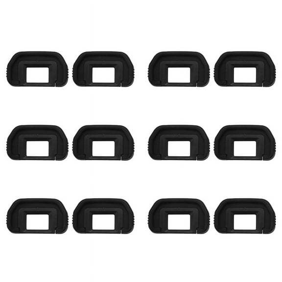 12x Camera Eyepiece Eyecup 18mm Replacement Viewfinder Protector for 80D 70D 60D 77D 50D 5D 5D Mark Ii 6D,12 x Eyecup for Canon,black