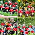 thumbnail image 4 of YZYOE Paquete de 20 Luces Solares LED para Exterior, Mini Setas Rojas, Luz Cálida, Impermeables, para Decoración de Jardín con 8 Modos de Iluminación, 4 of 6