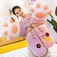 thumbnail image 2 of Cat Claw Long Clip Leg Plush Pillow Toy Doll Children Girl Kids Xmas Birthday Gift Sleep heqiyong LED, 2 of 2
