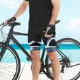 thumbnail image 7 of Sponeed Mens Cycling Shorts Padded Biking Bottoms Breathable Shorts for Men Cycling with Cushioned Padding for Road Bike Mountain Biker Gray XL, 7 of 7