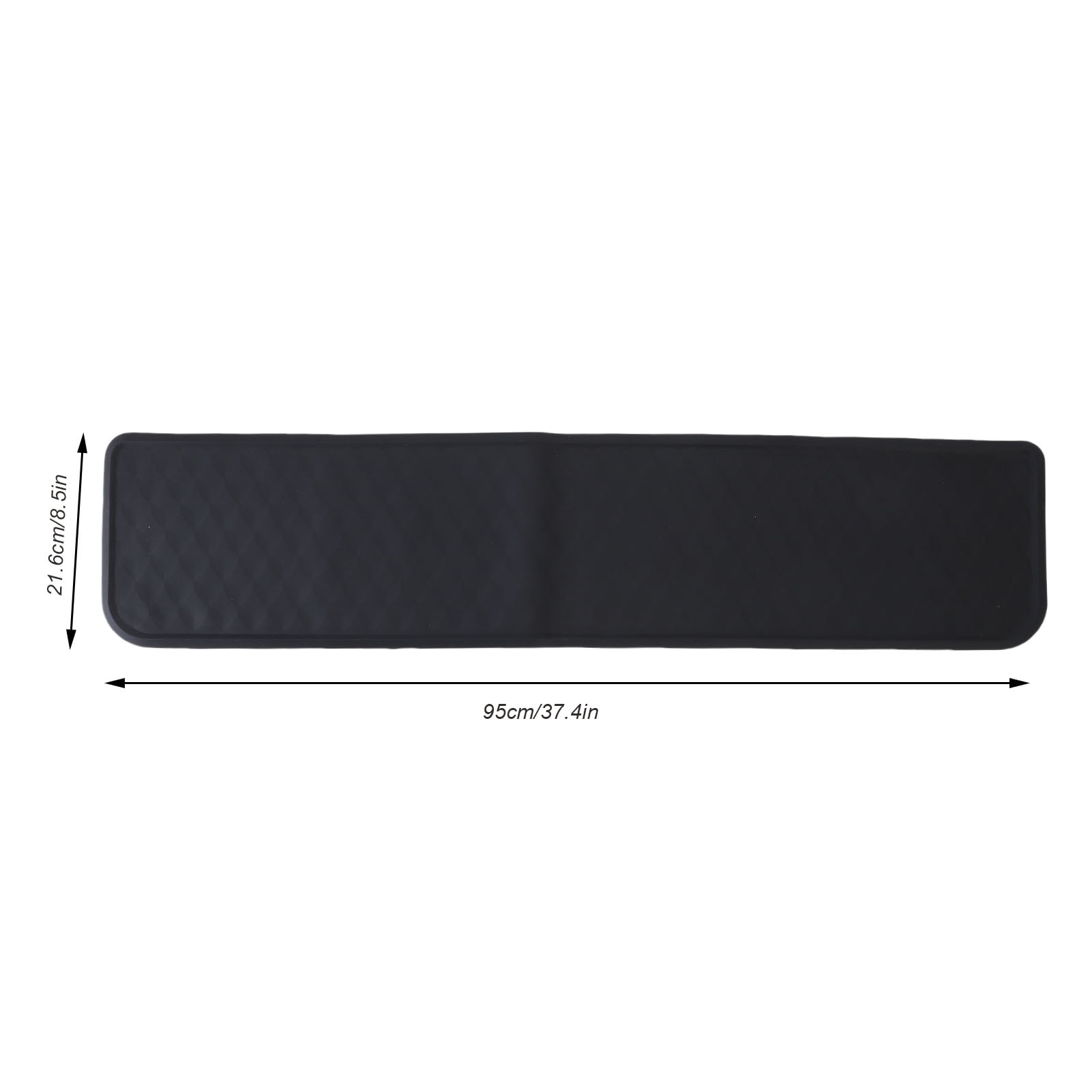 Refrigerator Spill Mat, Silicone Raised Edge Floor Protector Under Refrigerator Water Mat Leakproof  For Dryer