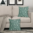 thumbnail image 3 of Fall Pillow Covers 18x18 Set of 2 Balck Pumpkin Autumn Themed Thanksgiving Harvest Print Decorative Throw Pillows Outdoor Pillowcase Farmhouse Linen Cushion Case Decor for Sofa Couch Bed, 3 of 6