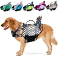 thumbnail image 1 of AUTOWT Dog Life Jacket, Shark-Shaped Pet Life Vest Preserver High Buoyancy and Tear-Resistant Handle, 1 of 8
