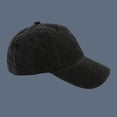 thumbnail image 4 of ZQUUVOU Unisex Couple Denim Baseball Cap Vintage Washed Classic Dad Hat Sun Protection Outdoor Streetwear Fashion Black, 4 of 6