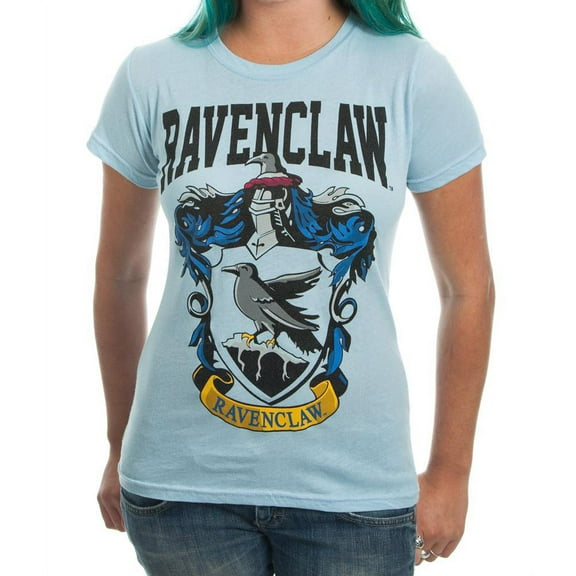 Harry Potter Ravenclaw House Juniors Blue T-shirt (Blue, Small)