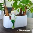 thumbnail image 2 of Figura RJVZUKL Tipsy Frog de resina para decoración de jardín, 10 cm, 2 of 8