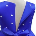 thumbnail image 4 of Girls Party Dress Princess Formal Costumes Toddlers Polka Dot Skirt Vintage Bow Dress, 4 of 6