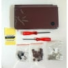 Replacement Housing for Nintendo DSi XL Glass Lens Shell Tools Maroon Red