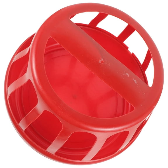 Portable Chicken Feeder Poultry Food Feeding Trough Container