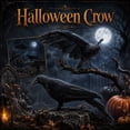 thumbnail image 3 of Mskk Lifelike Black Crow Halloween Decoration - Realistic Crow Figurine with Feather for Tabletop Party Decor Haunted House Decoration Prop, 3 of 7