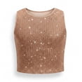 thumbnail image 5 of Ceisia Men's Rhinestone Mesh Crop Top Sleeveless Sheer Tank Top for Party Club Coffee L Gift, 5 of 5