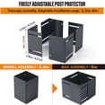 thumbnail image 3 of Post Protector, Post Sleeve Easy Installation  for Fences, 3 of 7