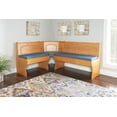 thumbnail image 4 of Linon Chelsea 5-Piece Nook Cushion Set, Blue, 4 of 17