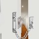 thumbnail image 1 of KAKOWELY 2Ud Cadena De Seguridad Para Puerta Con Resistente Ideal Para Hogar Y Negocios, 1 of 8