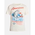 thumbnail image 5 of Americana Men's and Big Men's Fishing Graphic Tee Shirt from Way to Celebrate, Sizes XS-3XLT, 5 of 5