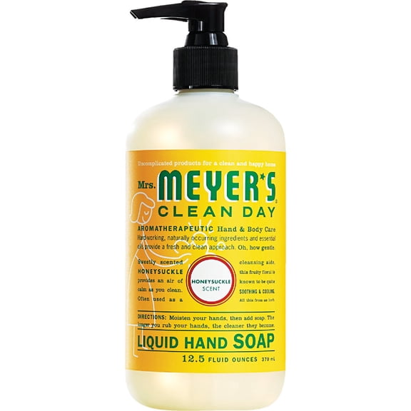 Mrs. Meyers Clean Day Hand Soap, Honeysuckle, 12.5 fl oz, 3 ct