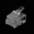 thumbnail image 4 of 100 Unids RJ11 6P2C De Enchufe De Teléfono Macarena Conector de cable telefónico, 4 of 8