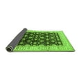 thumbnail image 2 of Ahgly Company Indoor Square Oriental Green Traditional Area Rugs, 7' Square, 2 of 4