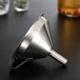 thumbnail image 3 of Ludlz Food Grade Stainless Steel Kitchen Funnel with Strainer Filter for Transferring of Liquid Dry Ingredients and Metal Cooking Funnel Home Kitchen Gadget, 3 of 8