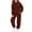 Coffee, variant on Afuyipoi Girls Casual Heart Graphic Fleece Lined Pullover Hoodie and Active Tracksuit Pants Set 2-13Y Green Size 2T